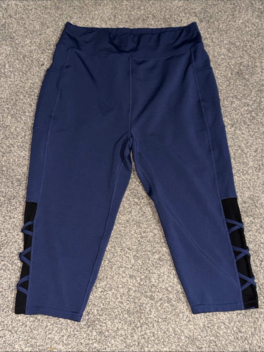 POP FIT CAPRI LEGGINGS Yoga,exercise,workout Pants/leggings with pockets size 3X